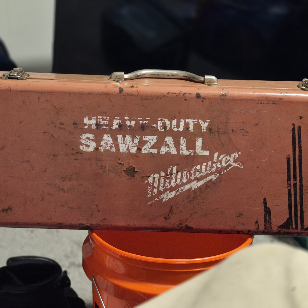 Milwaukee Heavy-Duty Sawzall Case - Red